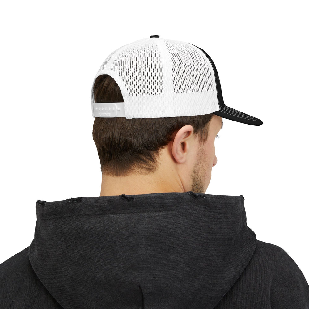Viceofcity Trucker Cap | Mesh Snapback Hat, Distressed Text Design