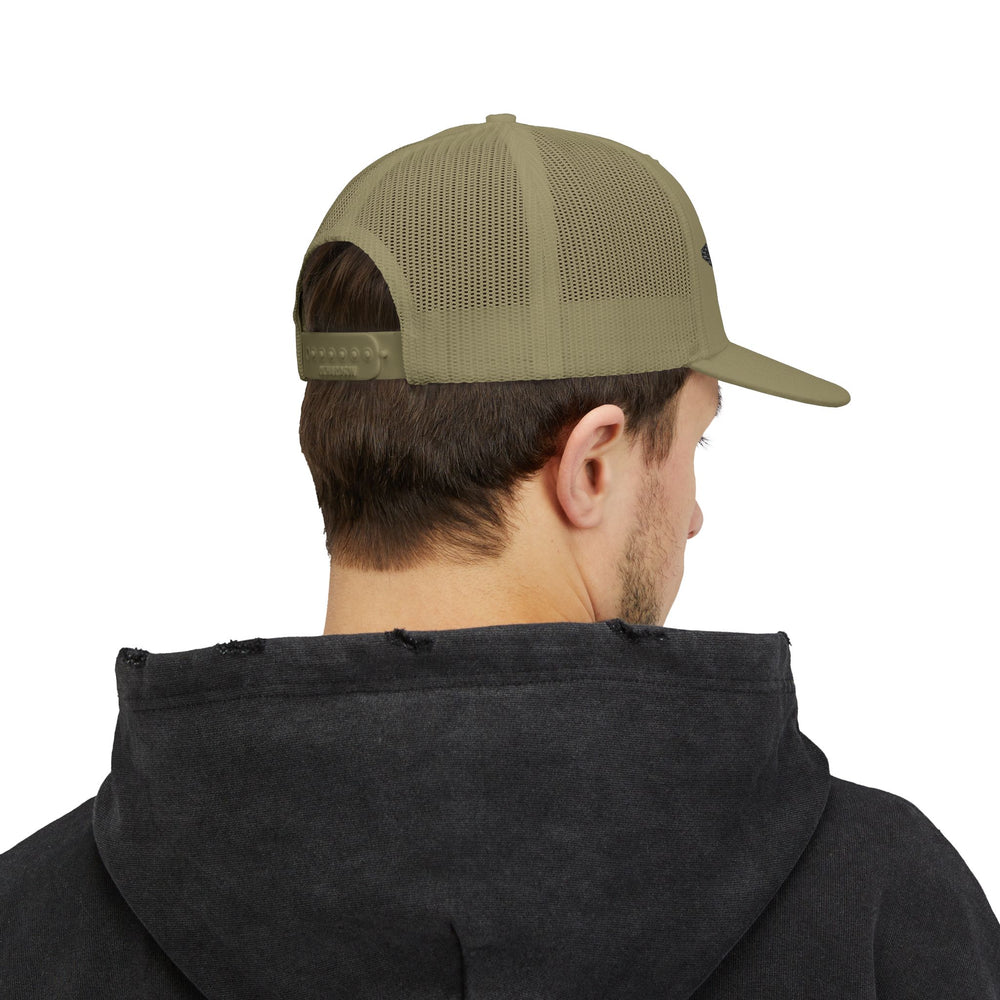Viceofcity Trucker Cap | Mesh Snapback Hat, Distressed Text Design