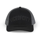 Viceofcity Trucker Cap | Mesh Snapback Hat, Distressed Text Design