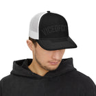 Viceofcity Trucker Cap | Mesh Snapback Hat, Distressed Text Design