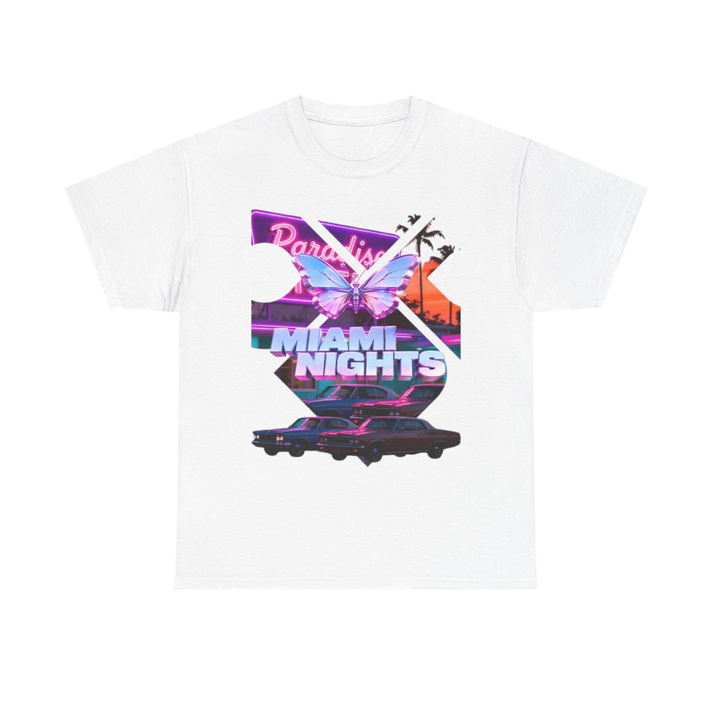 Vaporwave Motel Sunset Tee | Retro Neon Aesthetic Shirt